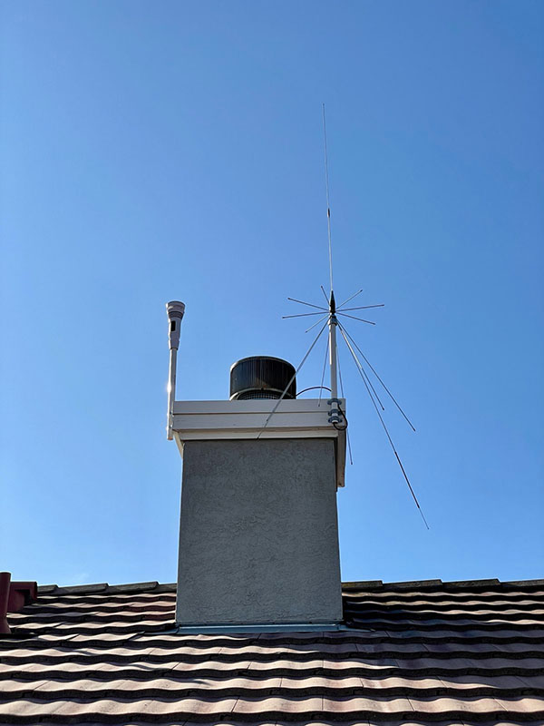 Chimney installation at the Stad Home in Plumas Lake, California